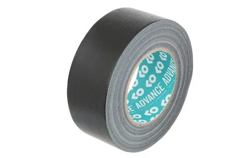 ADAM HALL 58062BLK Advanced Tape Gaffatape 50mmx50m, schwarz (AT170)